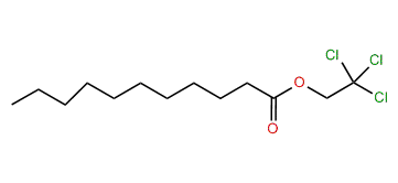 2,2,2-Trichloroethyl undecanoate